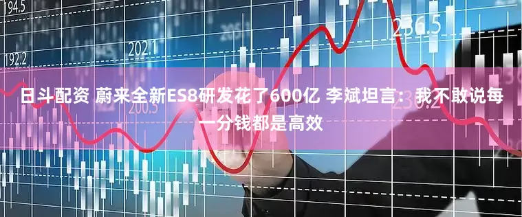 日斗配资 蔚来全新ES8研发花了600亿 李斌坦言：我不敢说每一分钱都是高效